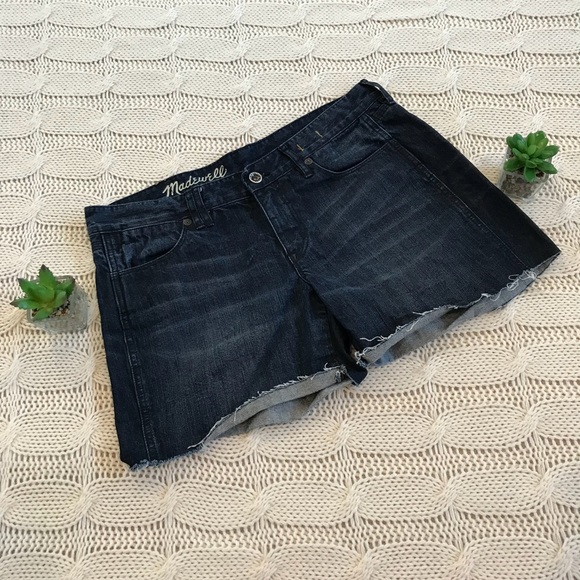 Madewell Pants - {Madewell} Cutoffs Fray Hem Raw Jean Shorts